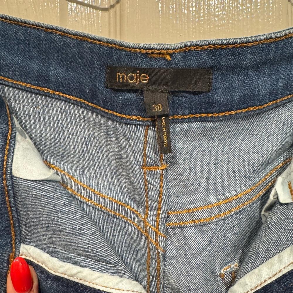 Maje Rhinestone Jeans - Picture 9 of 10